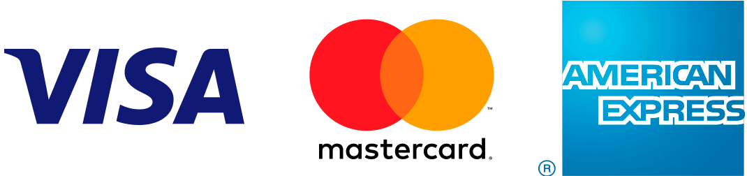 Acepta tarjetas mastercard, visa o american express